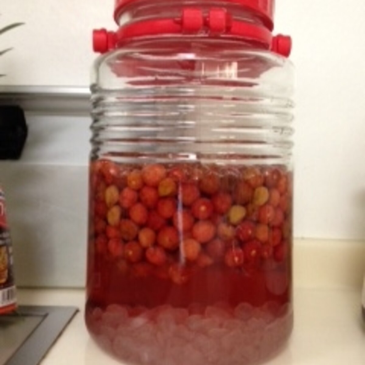 さくらんぼシロップ フルーツシロップの基本 レシピ 作り方 By ろたてぃよん 楽天レシピ